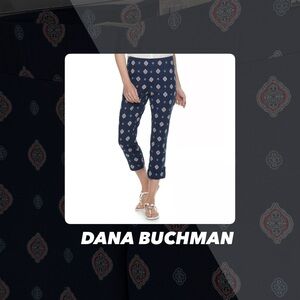 NWT Dana Buchman Paisley Slimming Capri